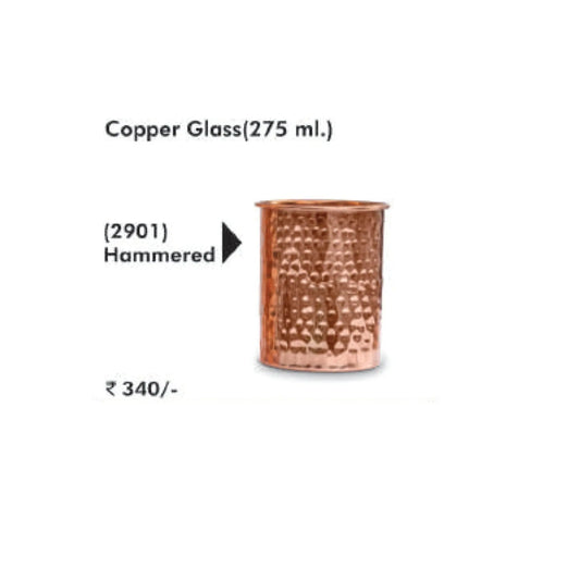 Signora Ware Hammered Copper Glass - 2901 MARSH Corporate gifts