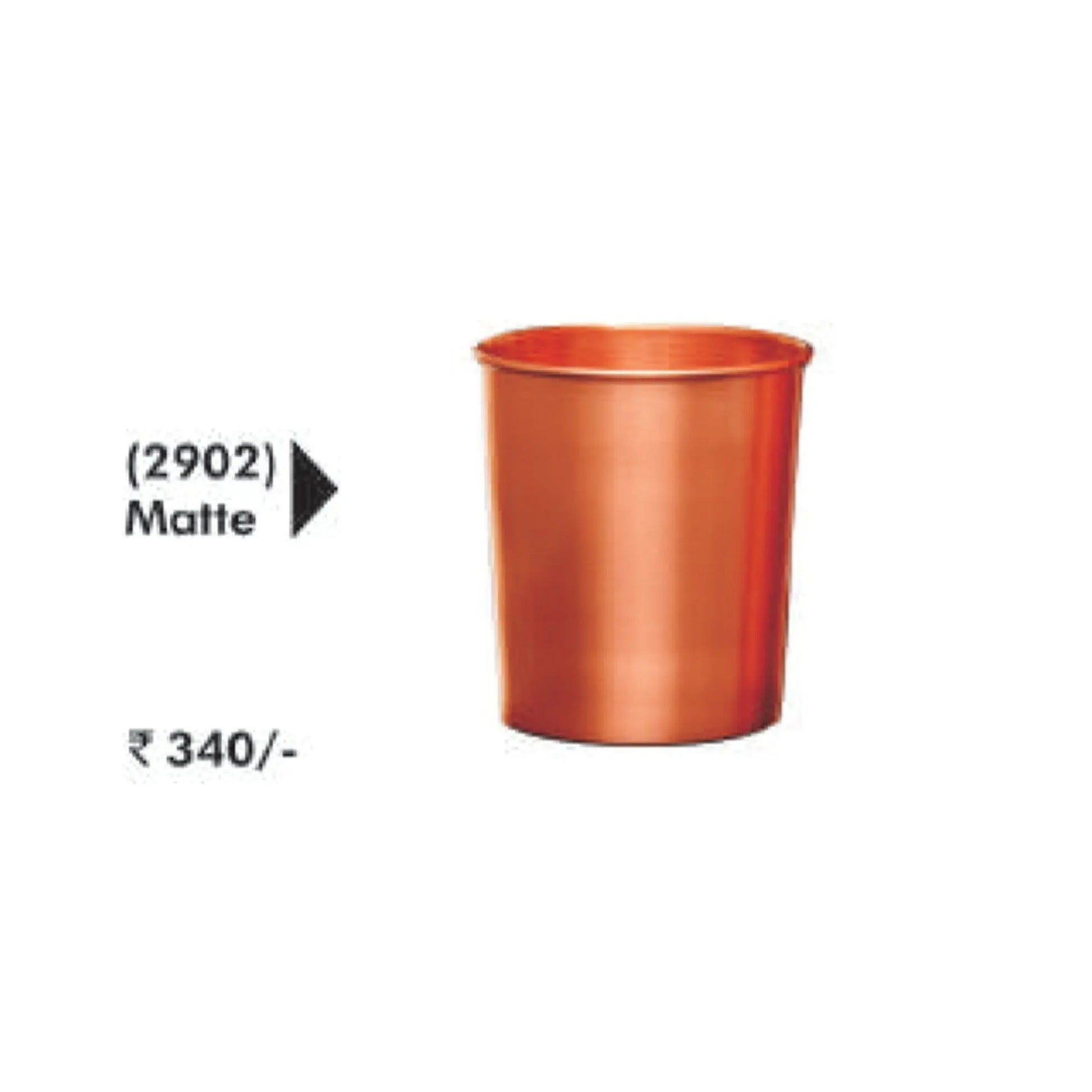 Signora Ware Matte Copper Glass - 2902 MARSH Corporate gifts