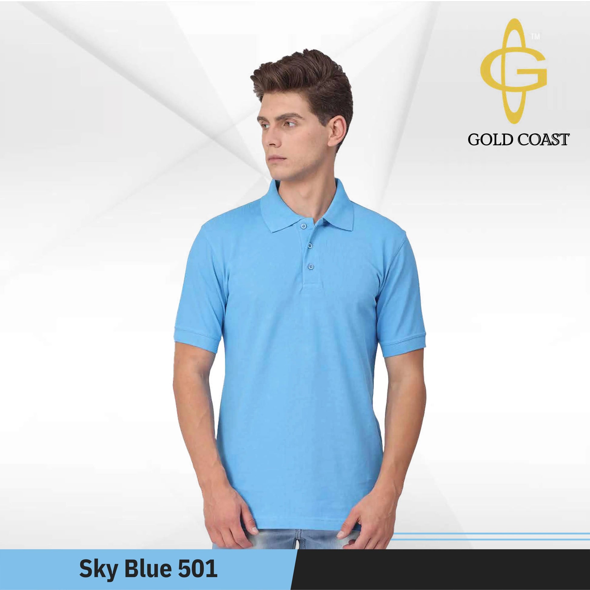 Gold Coast Polo T-Shirt Cotton Biowash - 501 MARSH Corporate gifts