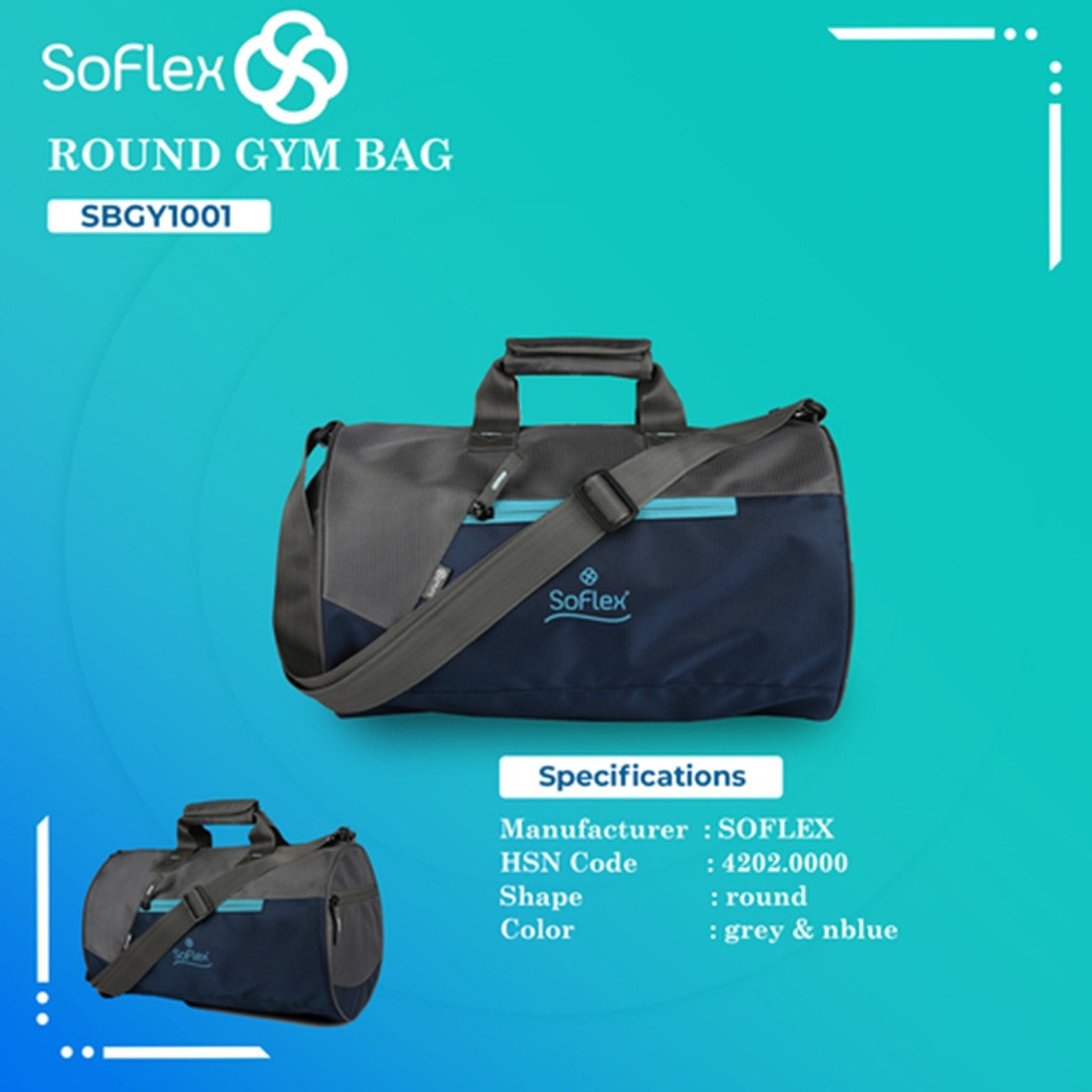 Soflex Round Gym Bag MARSH Corporate gifts