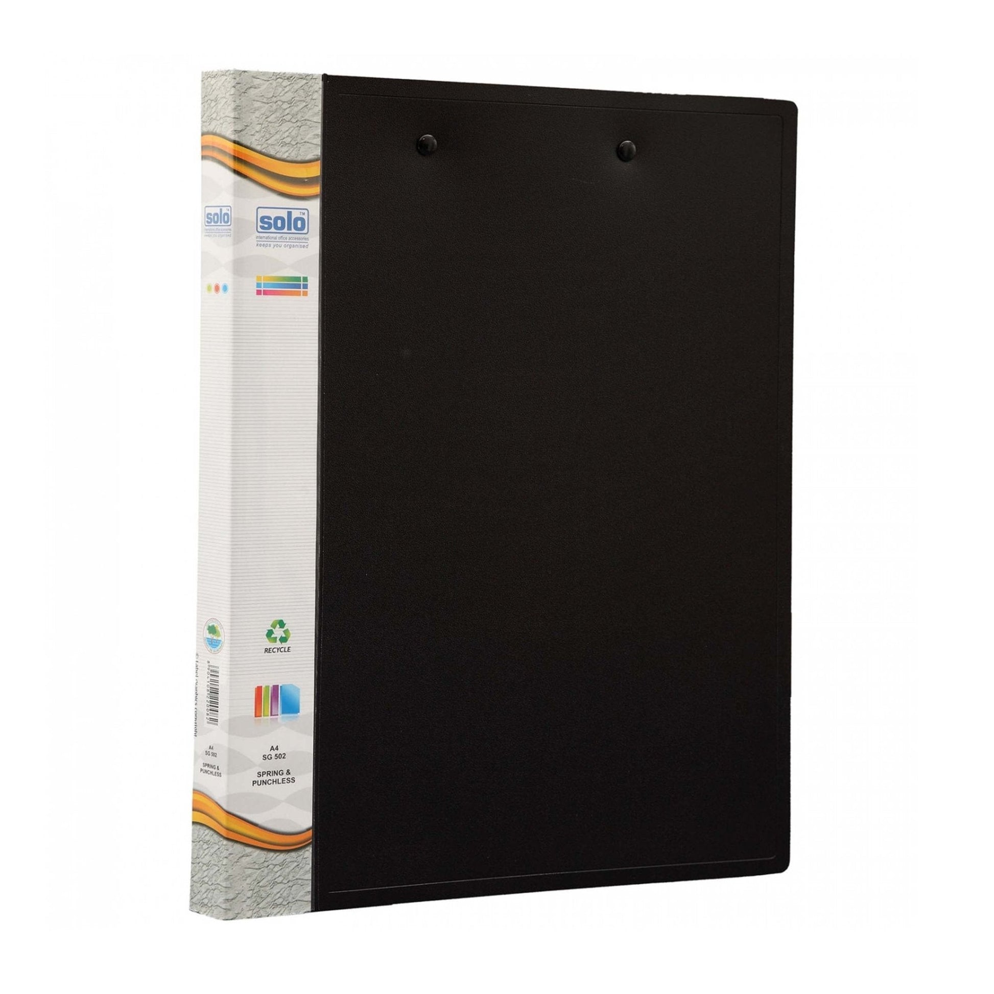 Spring & Punchless File - A4 (SG502) MARSH Stationery