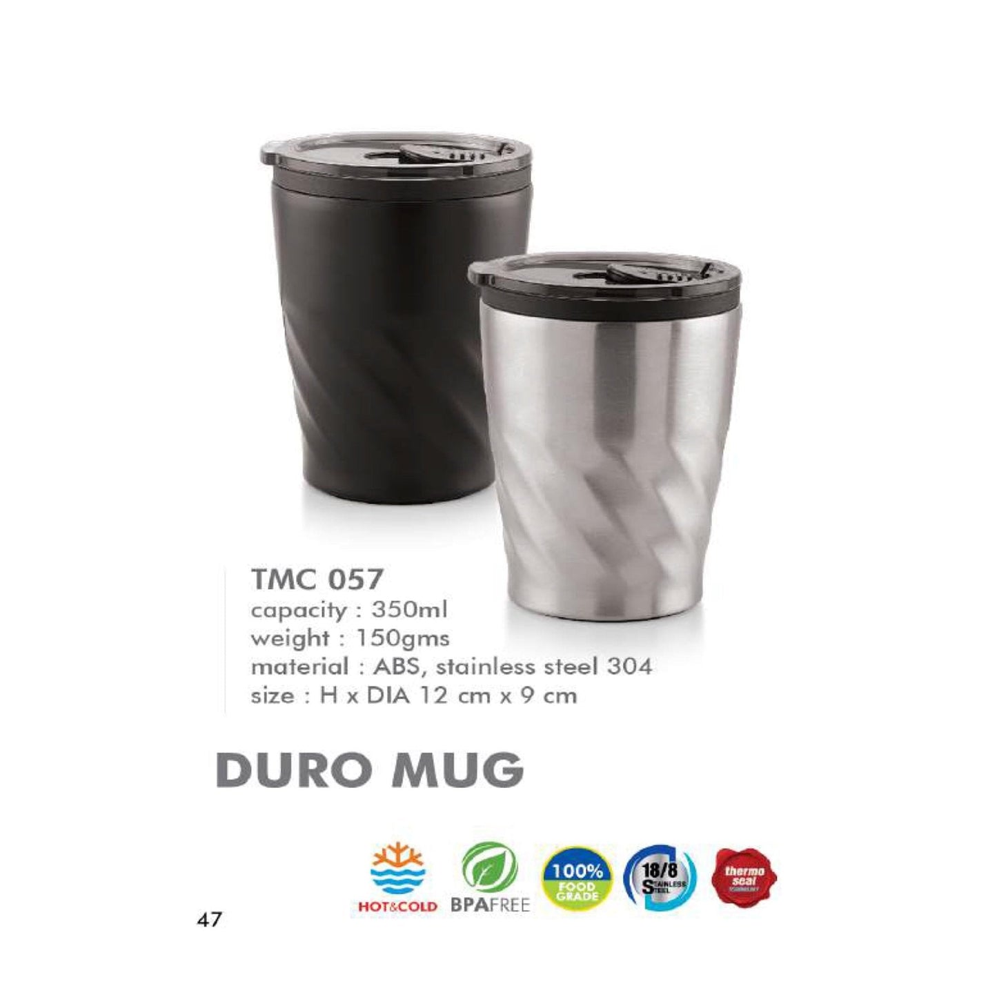 Stainless Steel Mug TMC 057 - 350ml MARSH Corporate gifts