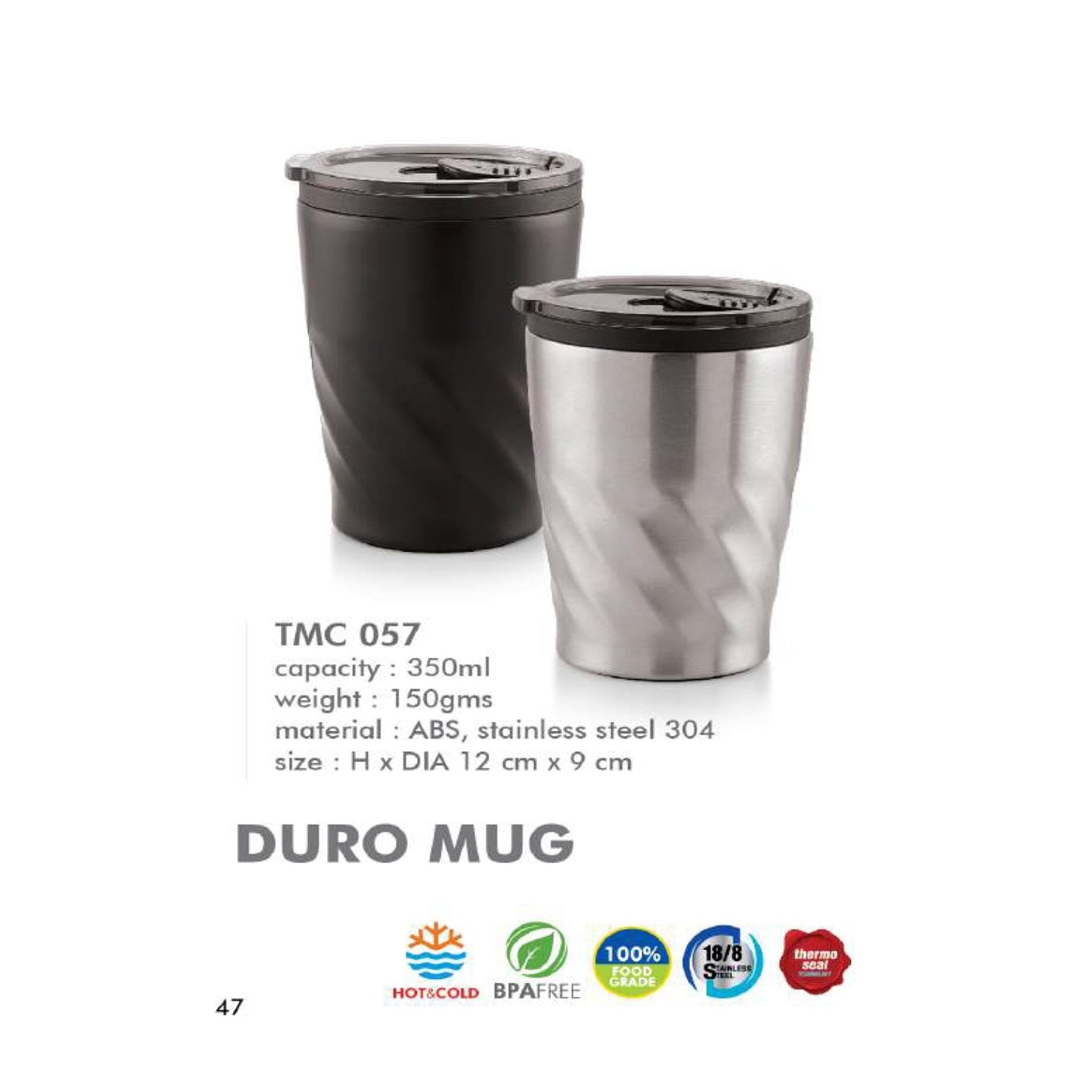 Stainless Steel Mug TMC 057 - 350ml MARSH Corporate gifts