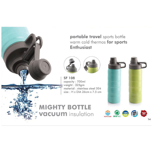 Stainless Steel Vacuum Bottle - SF 108 - 700ml MARSH Corporate gifts
