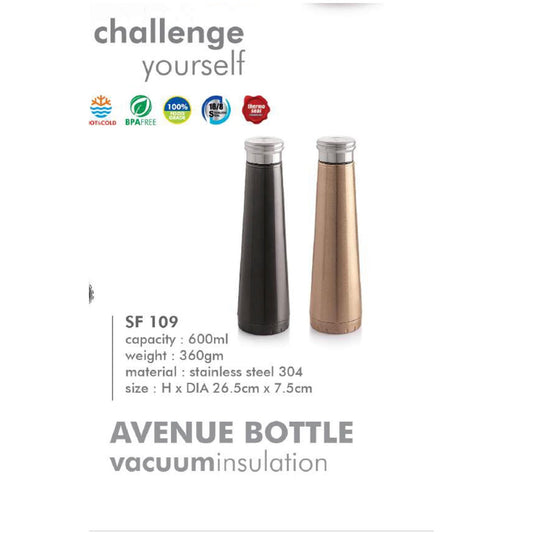 Stainless Steel Vacuum Bottle - SF 109 - 600ml MARSH Corporate gifts