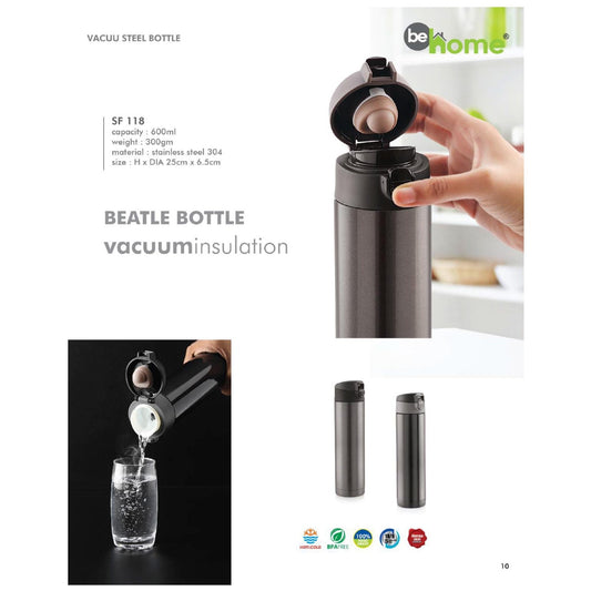 Stainless Steel Vacuum Bottle - SF 118 - 600ml MARSH Corporate gifts