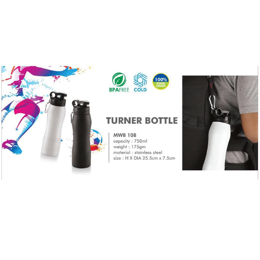 Stainless Steel Water Bottle - MWB 108 - 750ml MARSH Corporate gifts