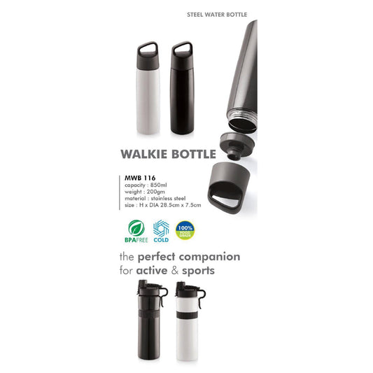 Stainless Steel Water Bottle - MWB 116 - 850ml MARSH Corporate gifts