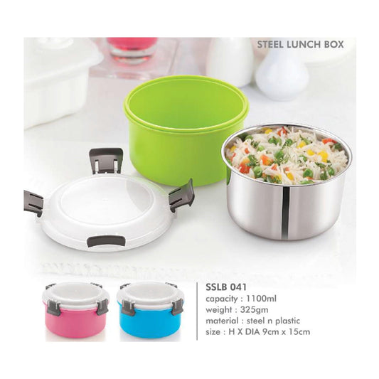 Steel n Plastic Lunch Box SSLB 041 - 1100ml MARSH Corporate gifts