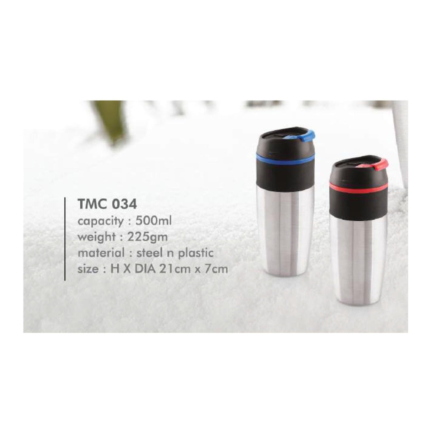 Steel n Plastic Mug TMC 034 - 500ml MARSH Corporate gifts