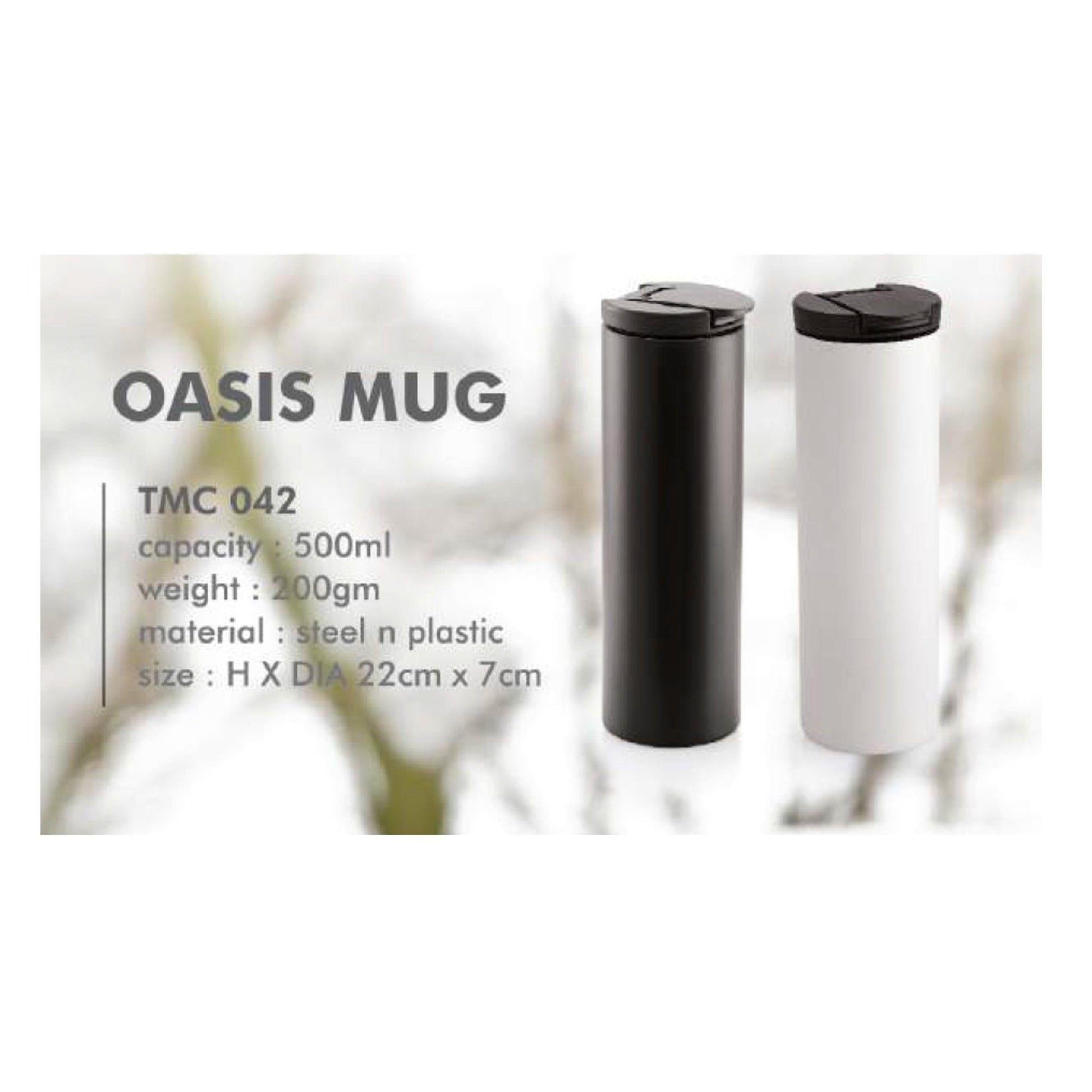 Steel n Plastic Mug TMC 042 - 500ml MARSH Corporate gifts