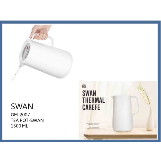 Swan Tea Pot 1500ml - DRIN066 MARSH Corporate gifts