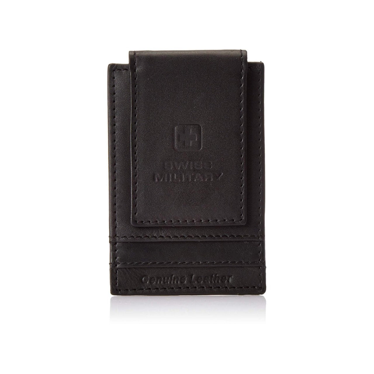 Swiss Military Leather Black Men's Wallet (LW35) MARSH Stationery