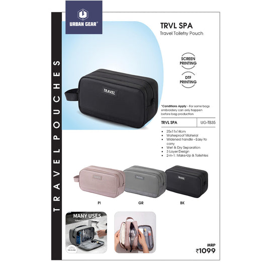 URBAN GEAR -Trvl Spa  - Travel Toiletry Pouch - UG-TB35 MARSH Corporate gifts