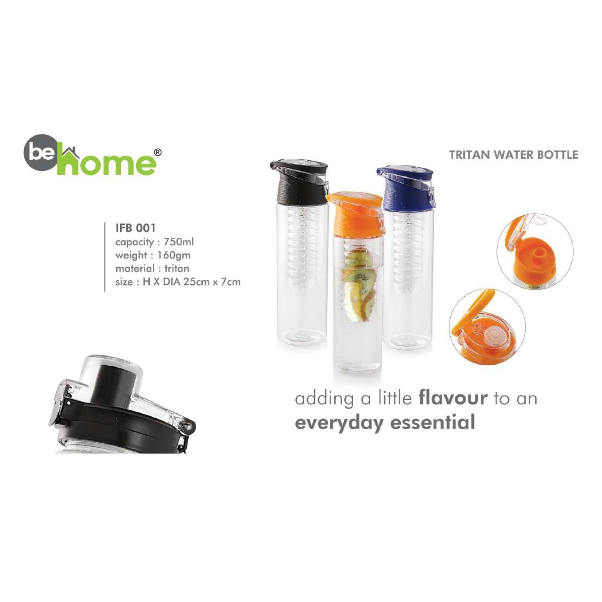 Tritan Water Bottle - IFB 001 - 750ml MARSH Corporate gifts