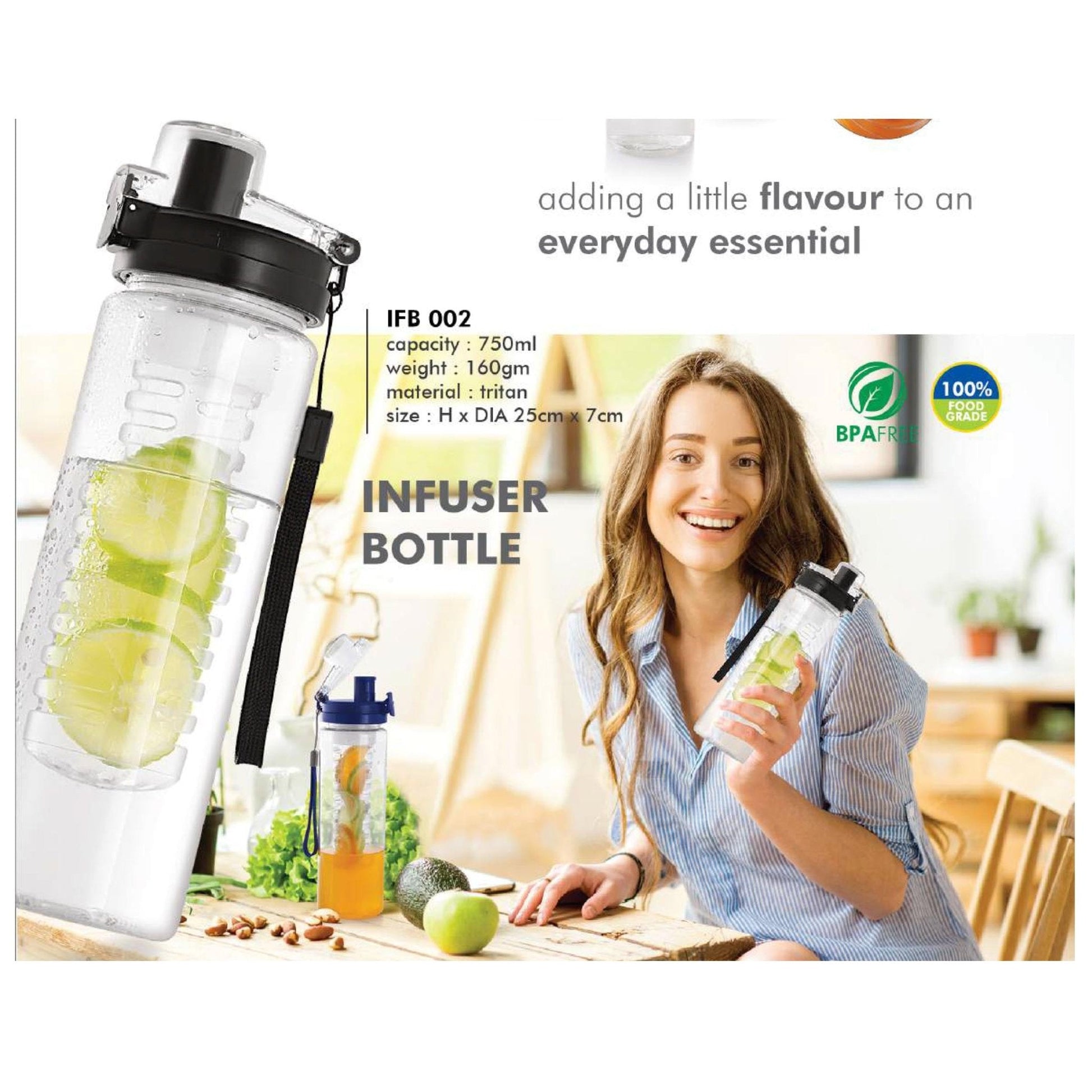 Tritan Water Bottle - IFB 002 - 750ml MARSH Corporate gifts