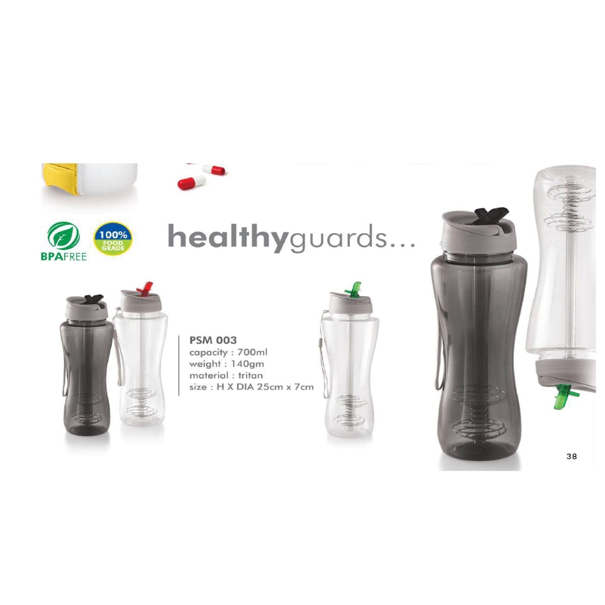 Tritan Water Bottle - PSM 003 - 700ml MARSH Corporate gifts
