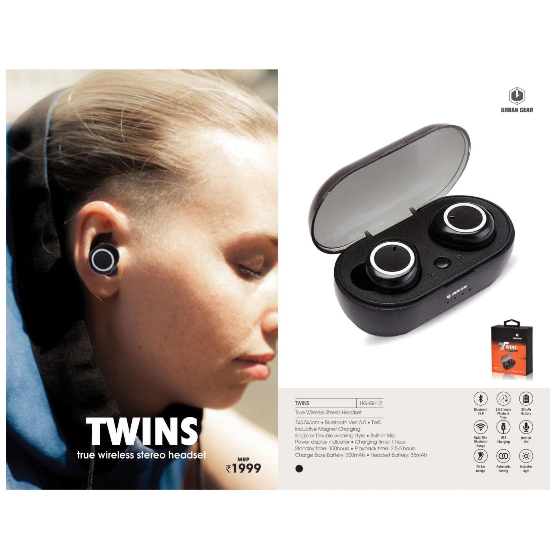 True Wireless Stereo Headset - UG-GH12 MARSH Corporate gifts