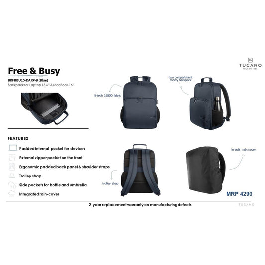 Tucano Free & Busy Laptop Bag MARSH Corporate gifts