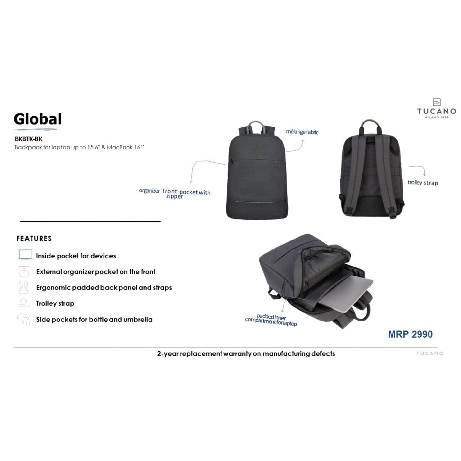 Tucano Global Laptop Bag MARSH Corporate gifts