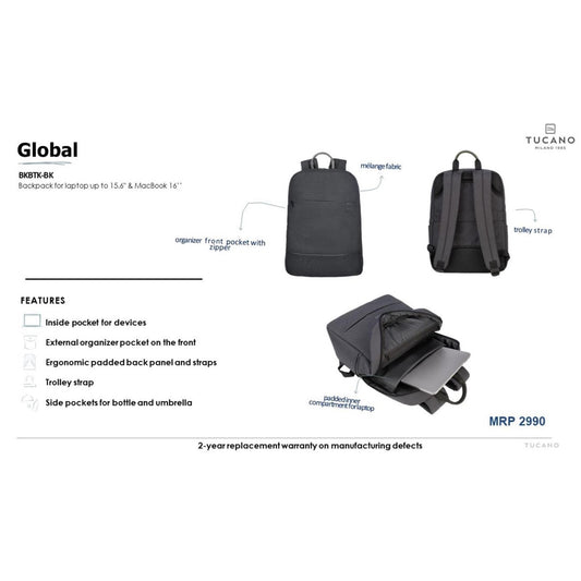 Tucano Global Laptop Bag MARSH Corporate gifts