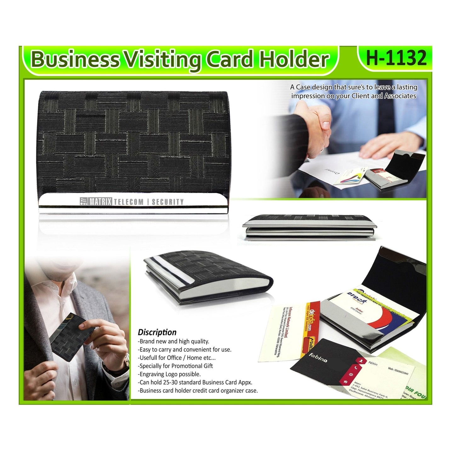 Visiting Card Holder H-1132 MARSH Corporate gifts