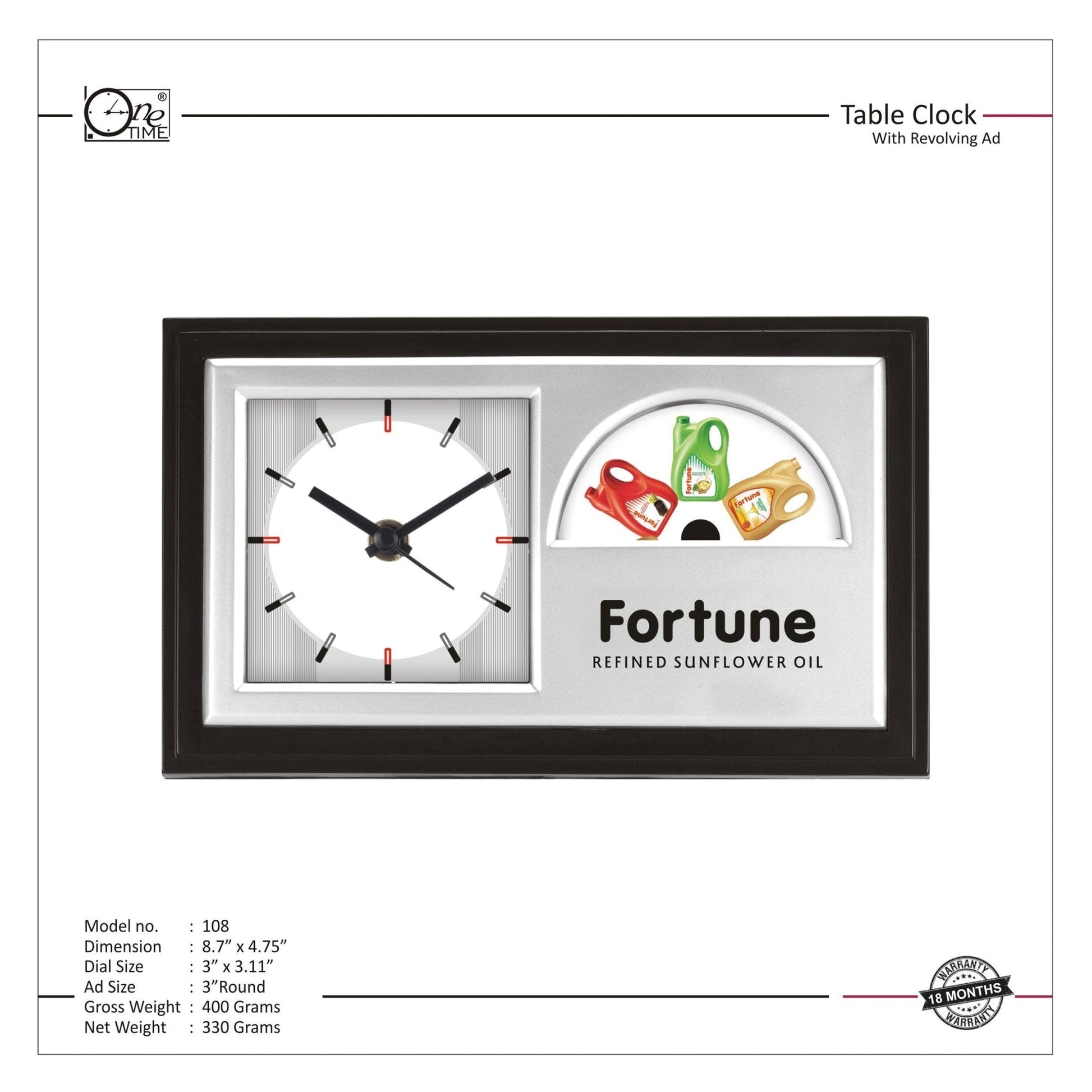 Wall Clock Pattern 107 MARSH Stationery