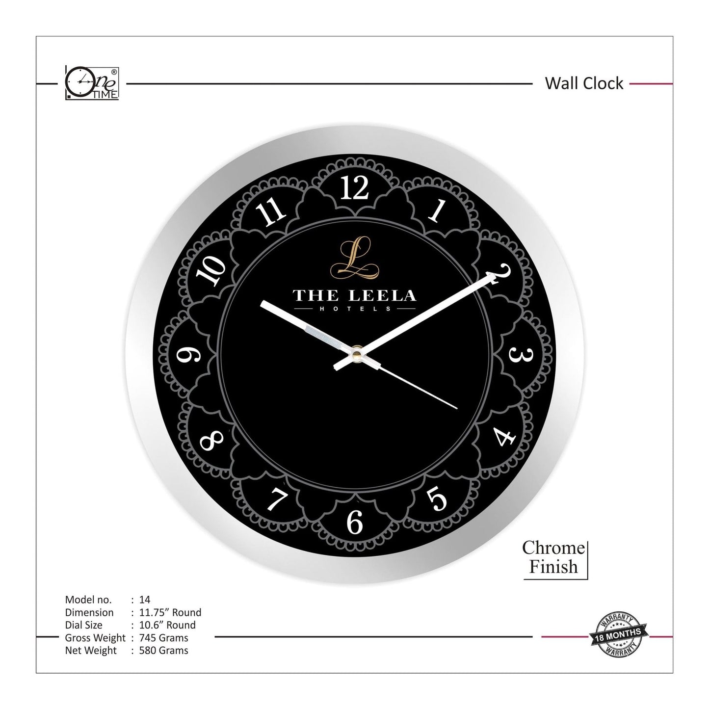 Wall Clock Pattern 14 MARSH Stationery