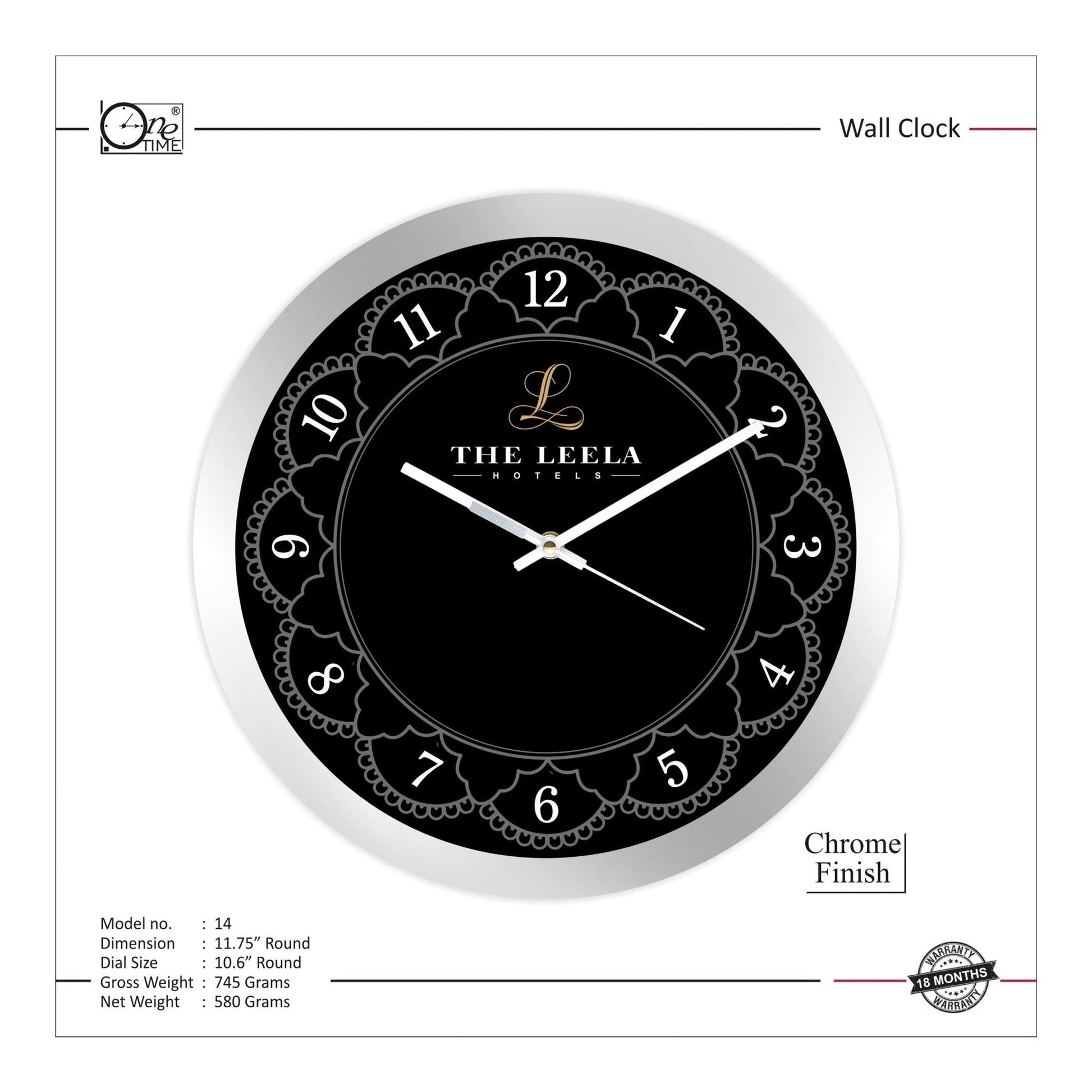 Wall Clock Pattern 14 MARSH Stationery