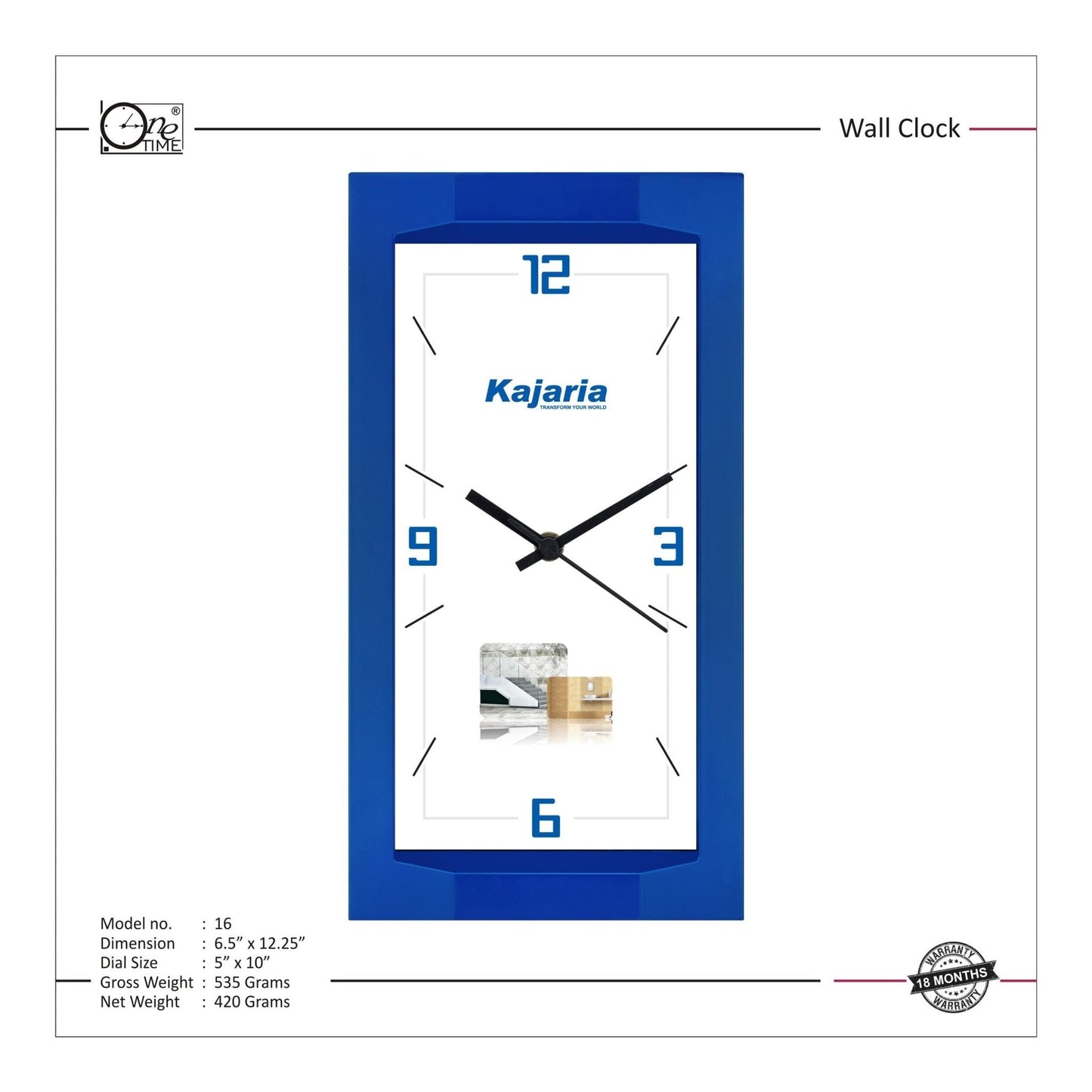 Wall Clock Pattern 16 MARSH Stationery