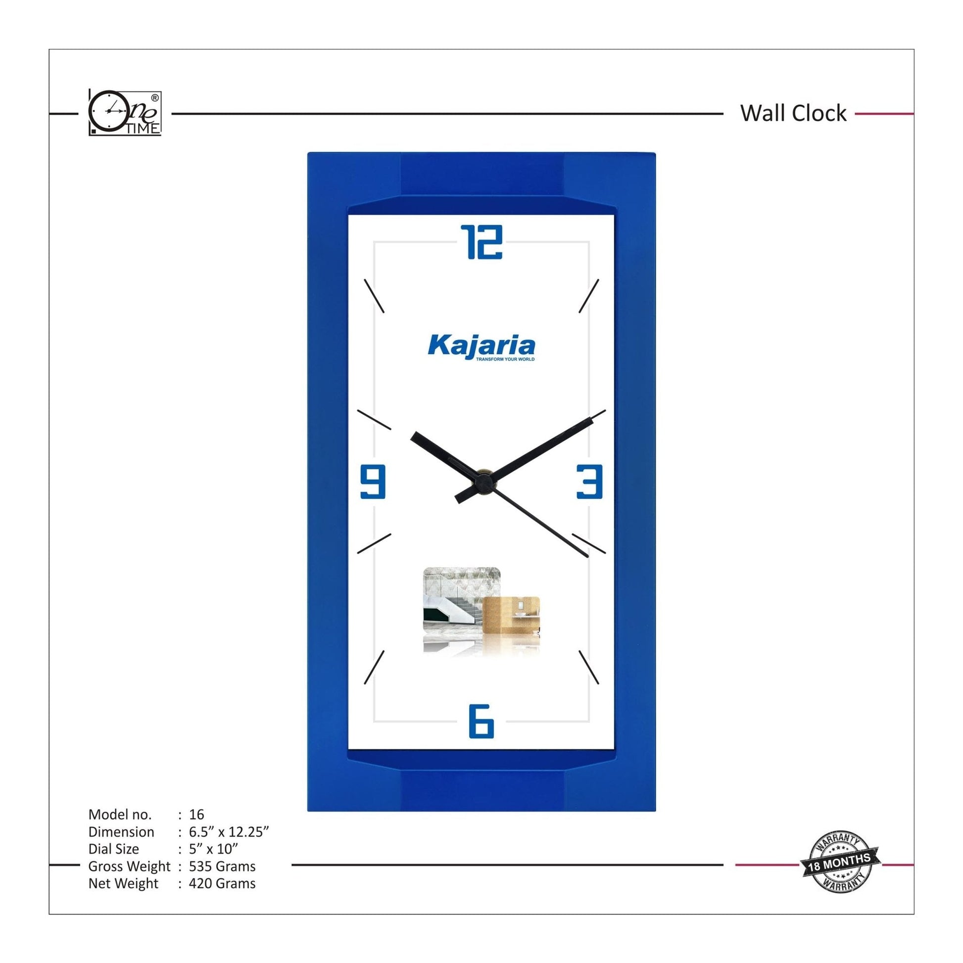 Wall Clock Pattern 16 MARSH Stationery