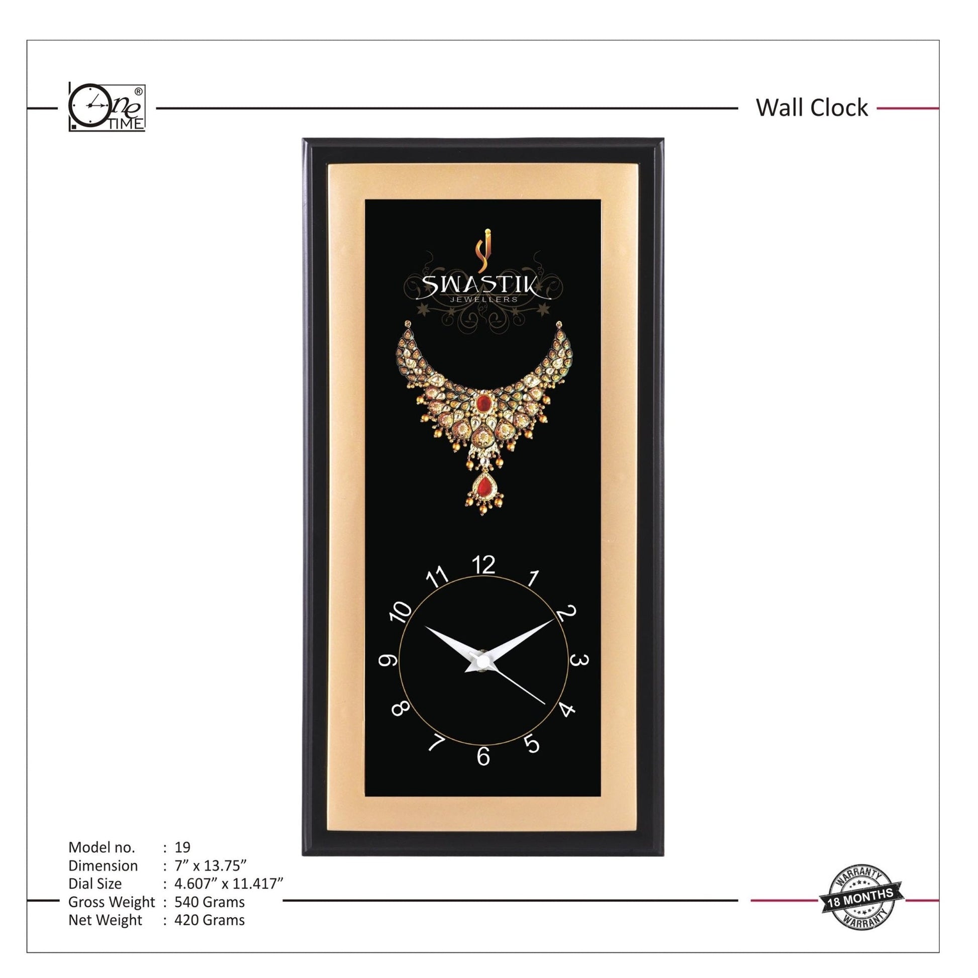 Wall Clock Pattern 19 MARSH Stationery