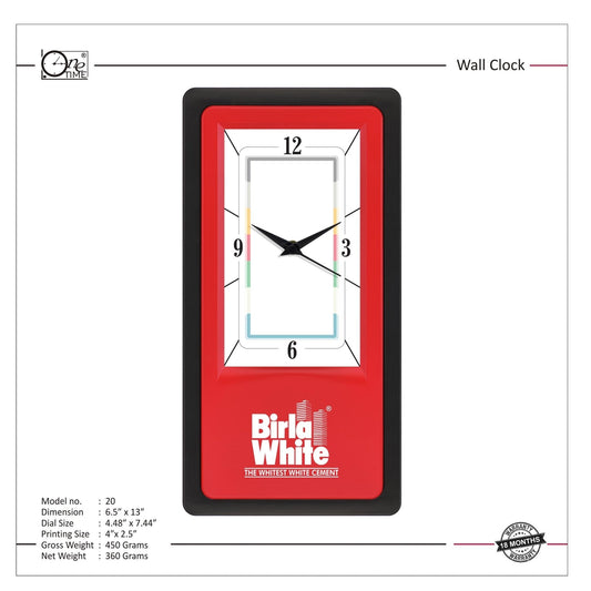Wall Clock Pattern 20 MARSH Stationery