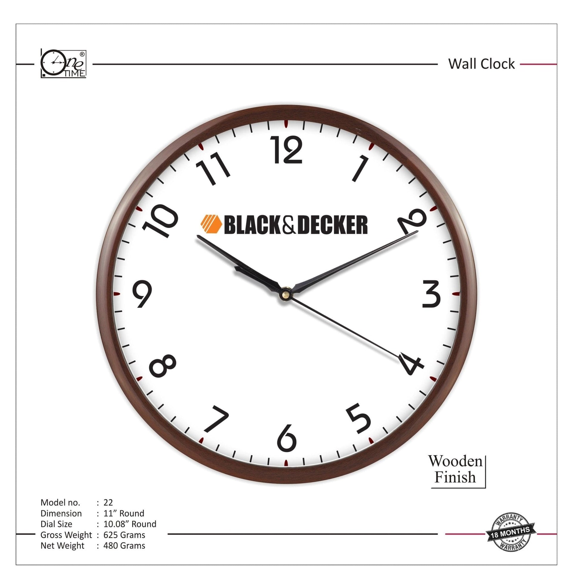Wall Clock Pattern 22 MARSH Stationery