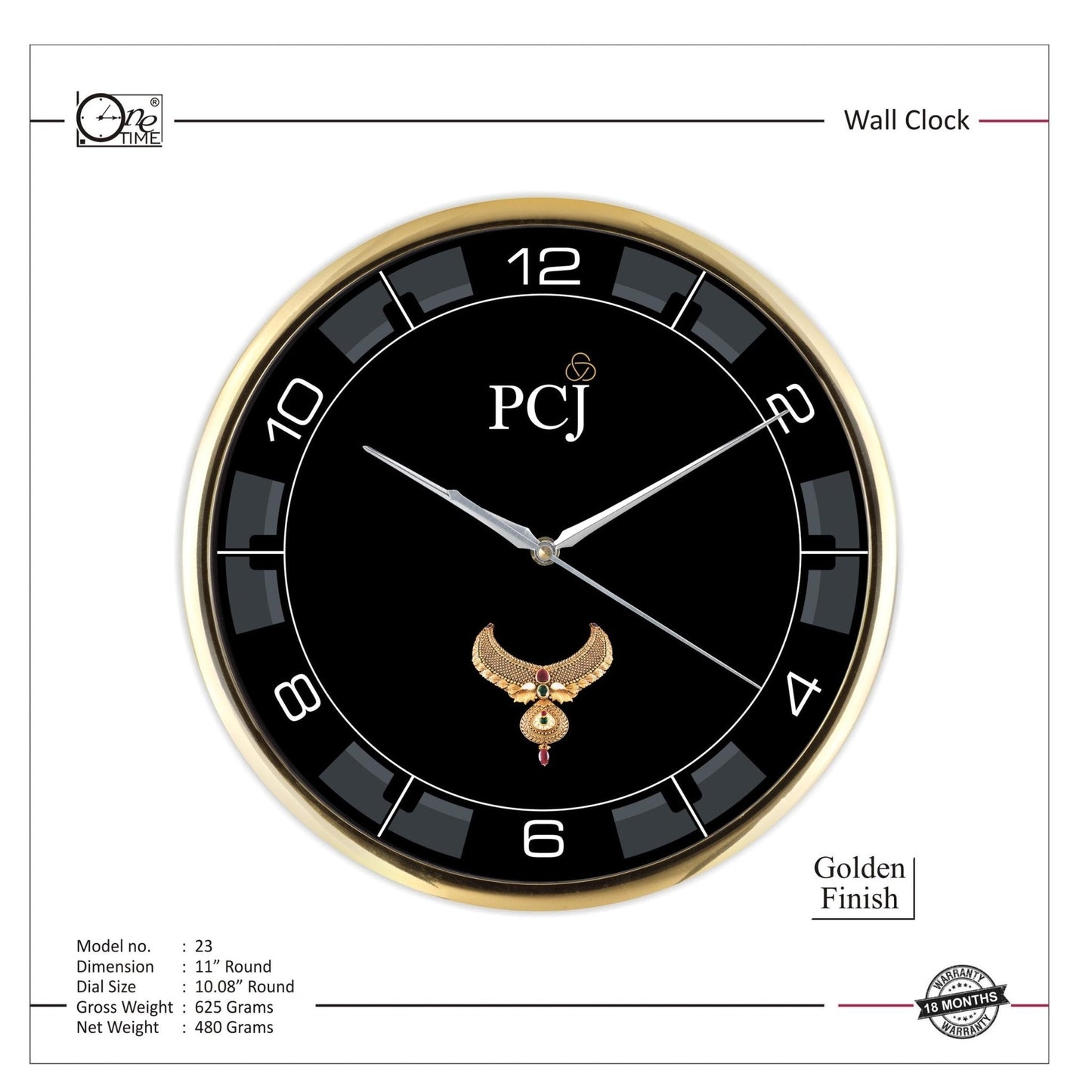Wall Clock Pattern 23 MARSH Stationery