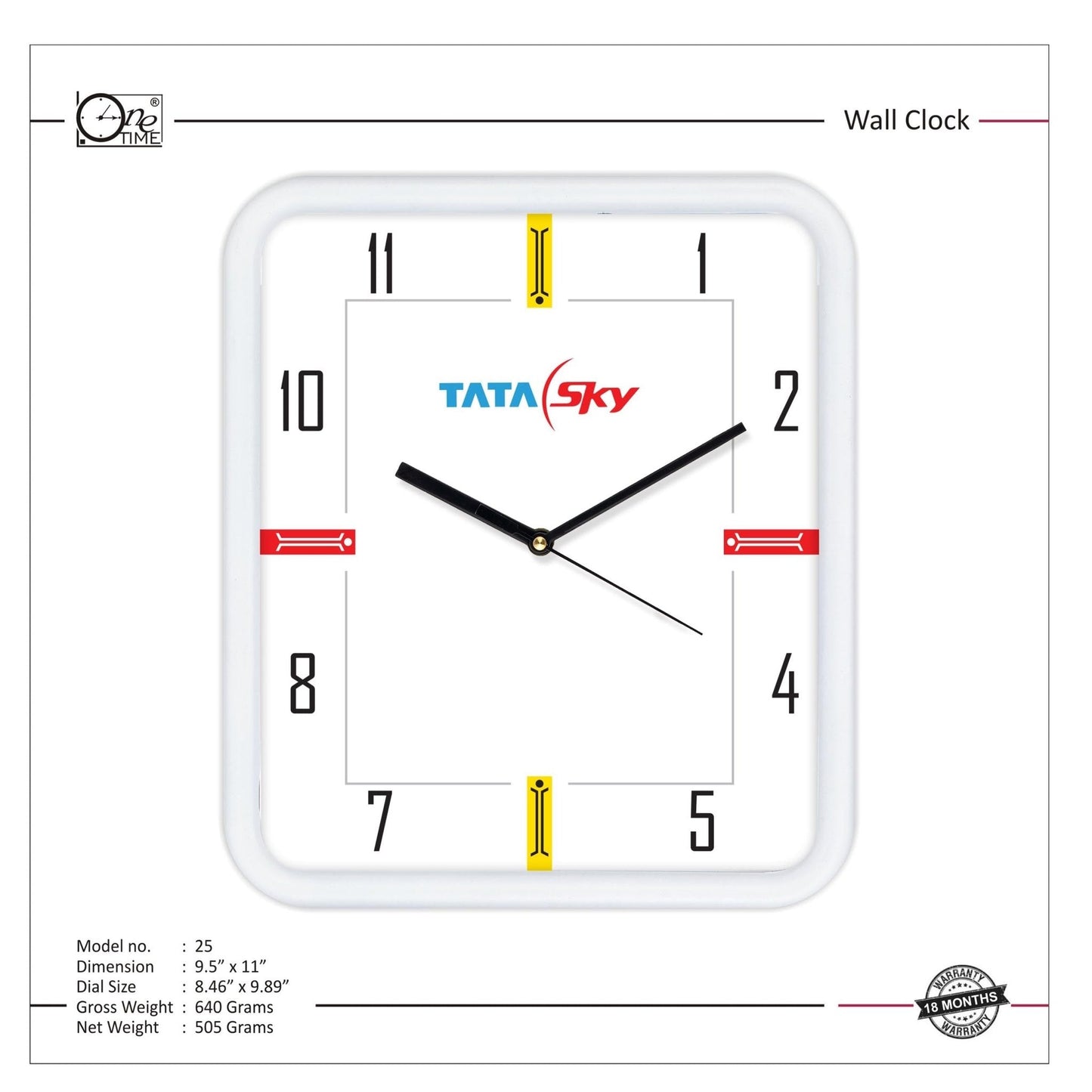 Wall Clock Pattern 25 MARSH Stationery