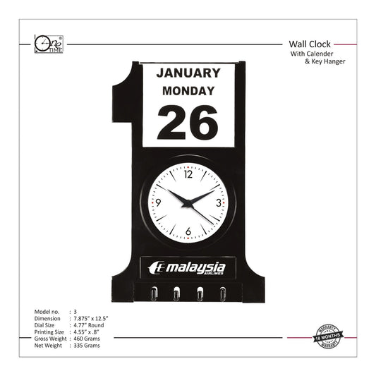 Wall Clock Pattern 3 MARSH Stationery