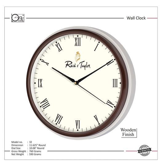 Wall Clock Pattern 32 MARSH Stationery