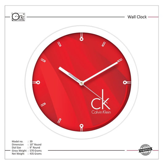 Wall Clock Pattern 39 MARSH Stationery