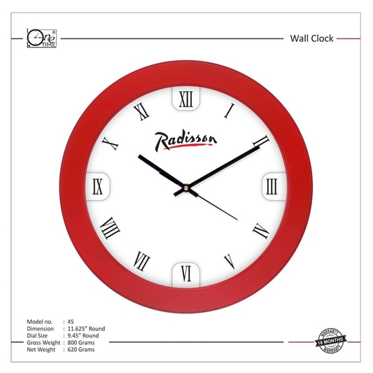 Wall Clock Pattern 45 MARSH Stationery