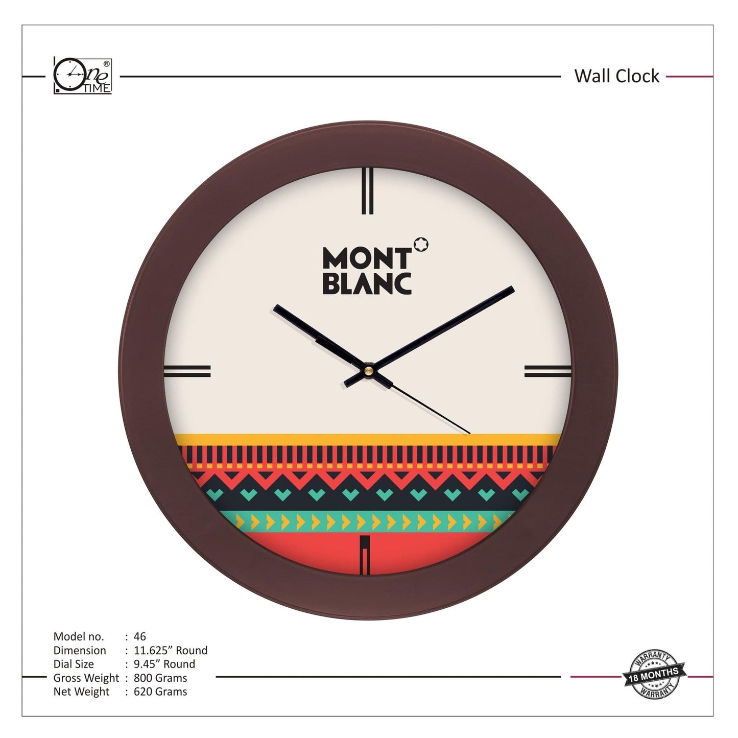 Wall Clock Pattern 46 MARSH Stationery