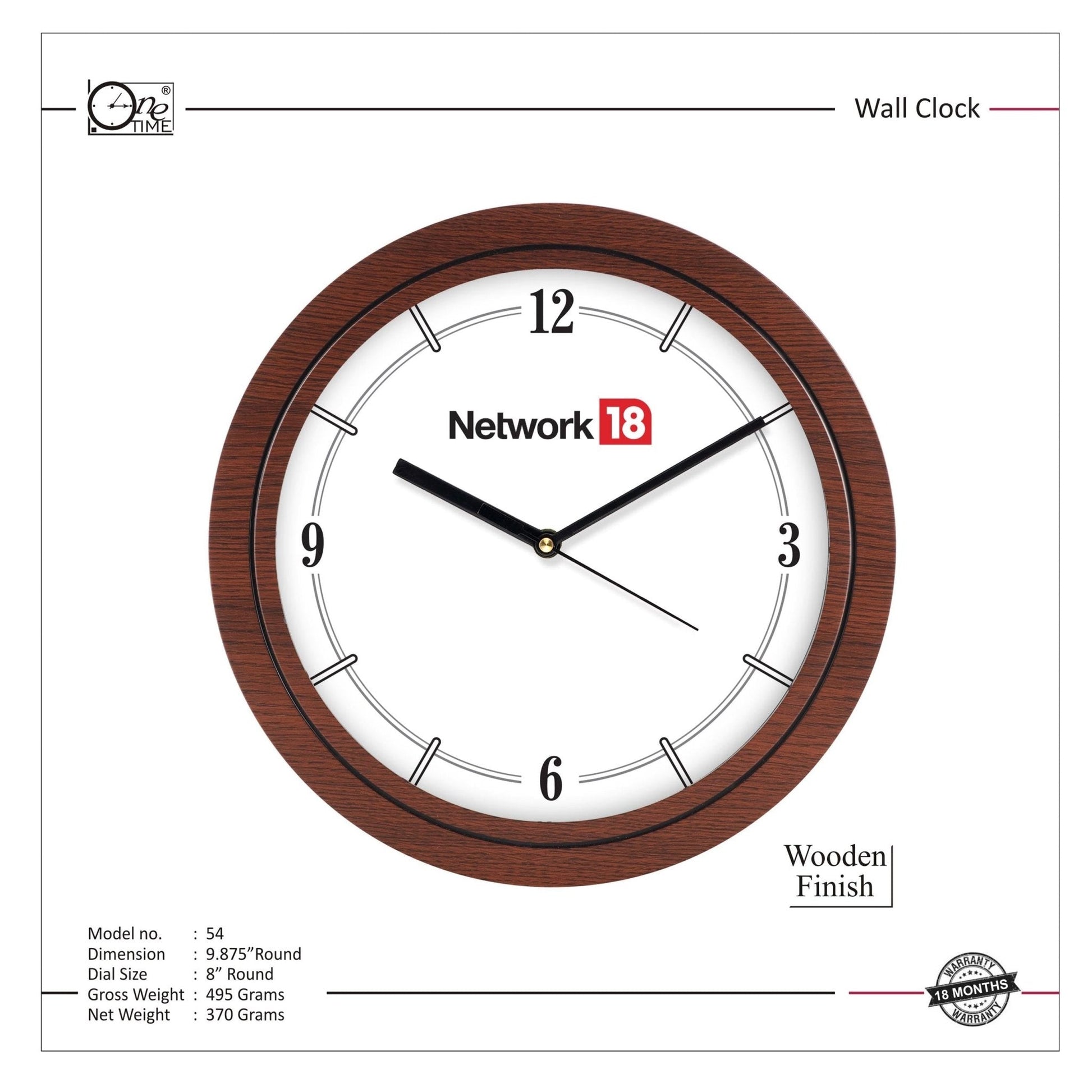 Wall Clock Pattern 54 MARSH Stationery
