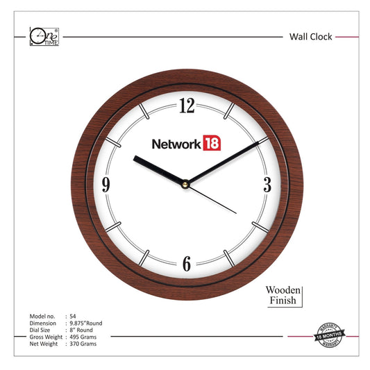 Wall Clock Pattern 54 MARSH Stationery