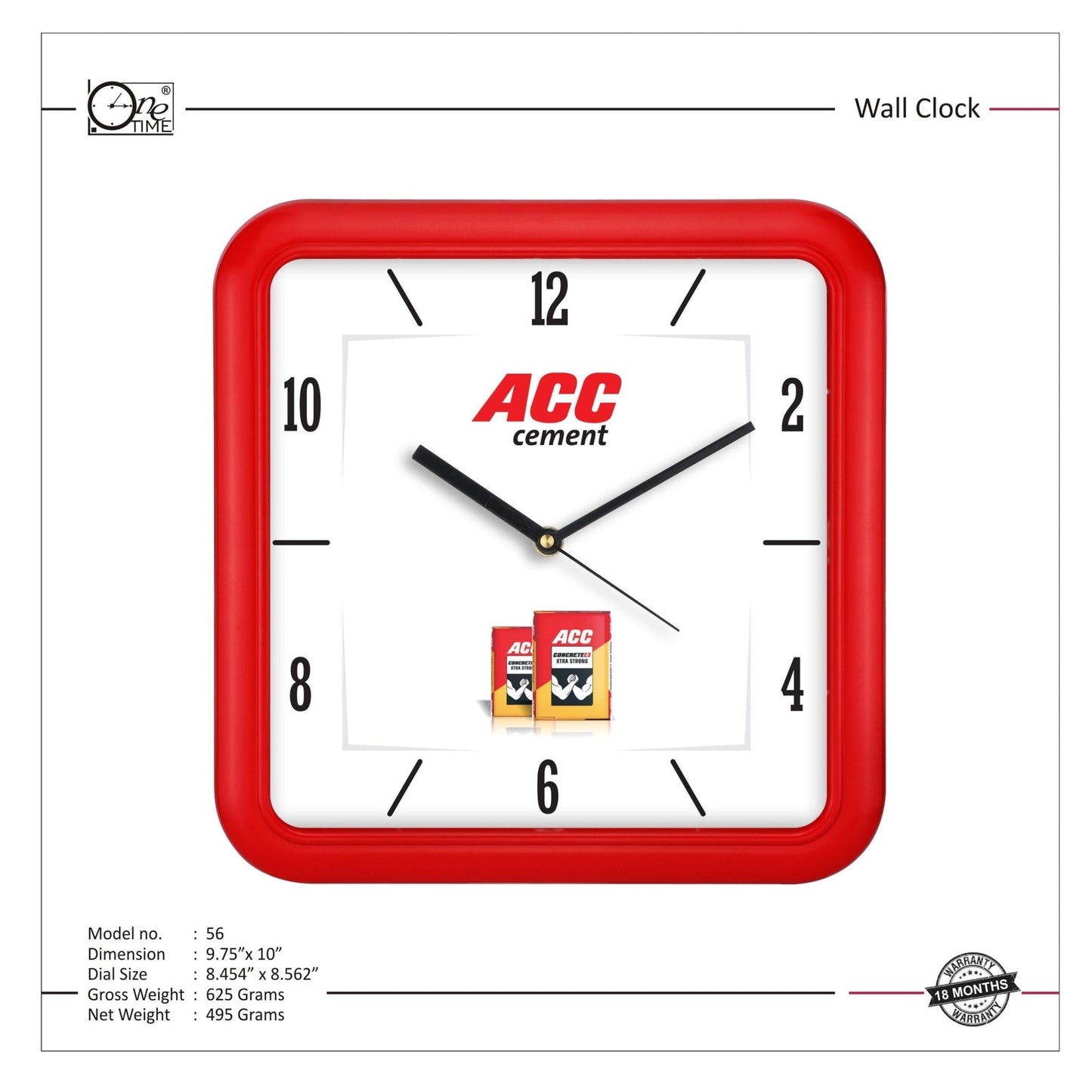 Wall Clock Pattern 56 MARSH Stationery