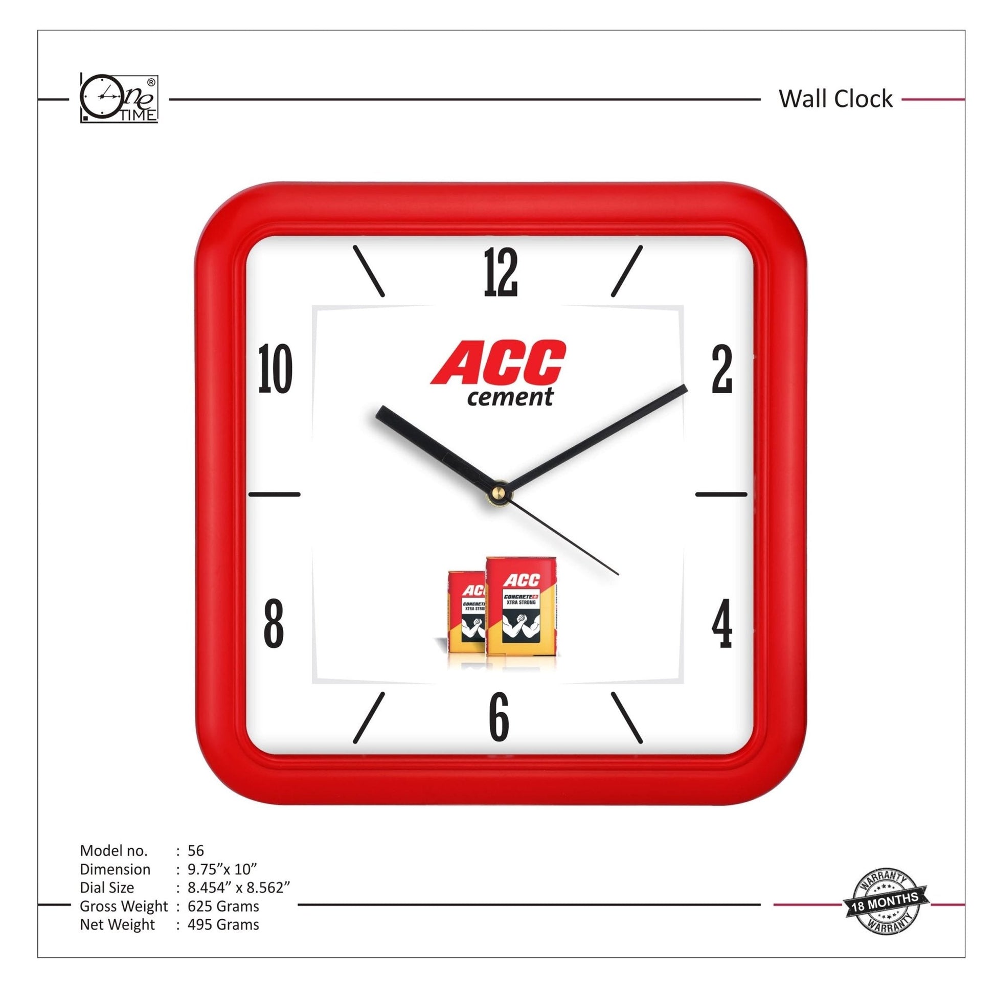 Wall Clock Pattern 56 MARSH Stationery