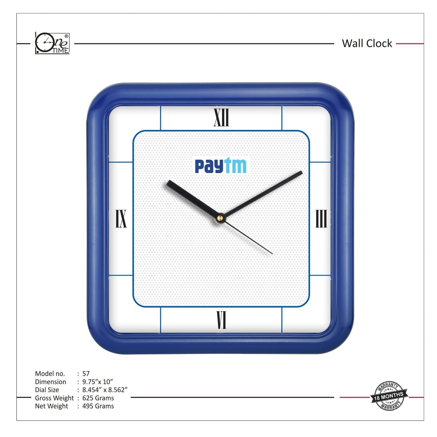 Wall Clock Pattern 57 MARSH Stationery