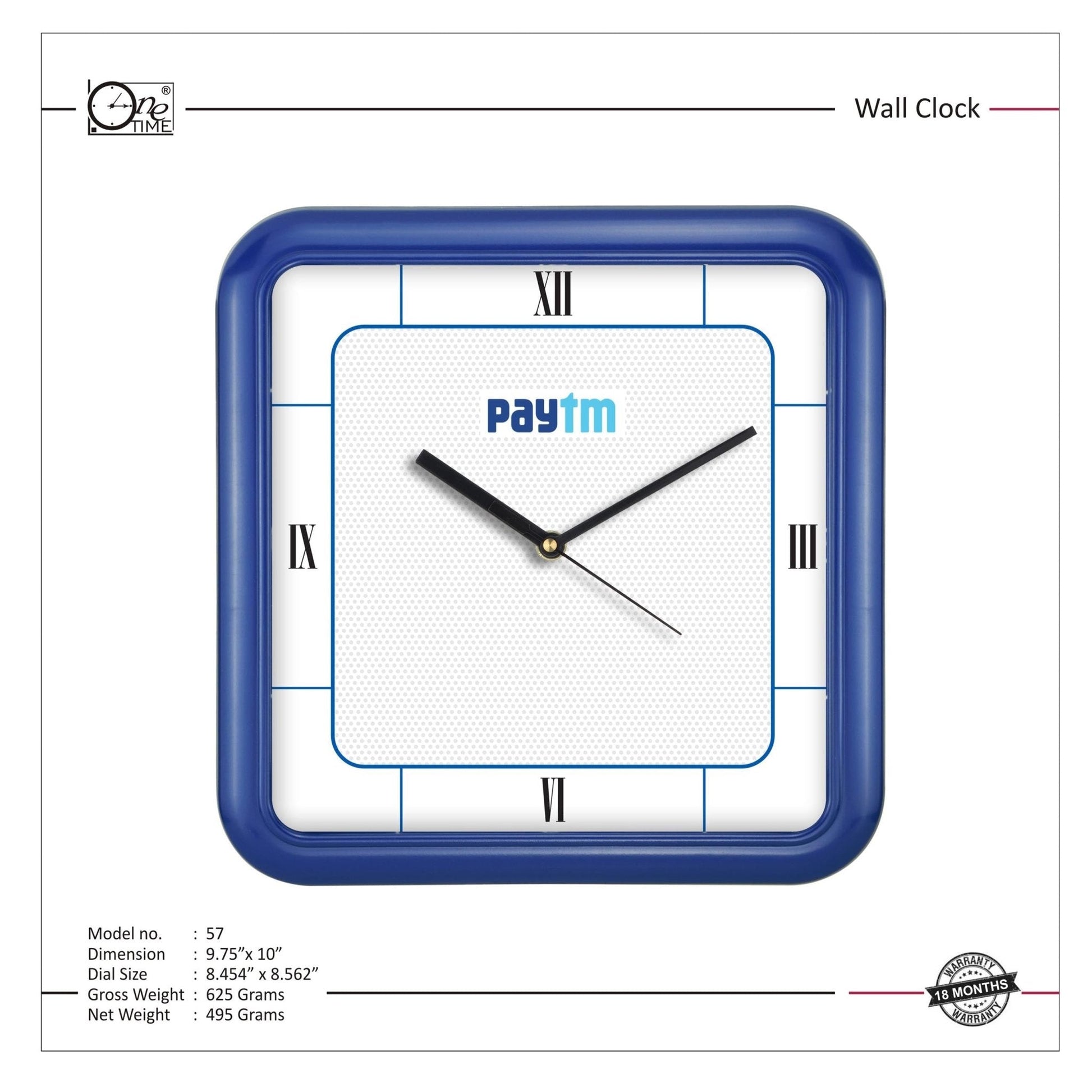 Wall Clock Pattern 57 MARSH Stationery