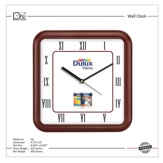 Wall Clock Pattern 58 MARSH Stationery