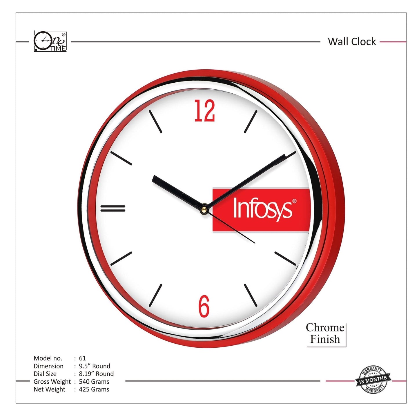 Wall Clock Pattern 61 MARSH Stationery
