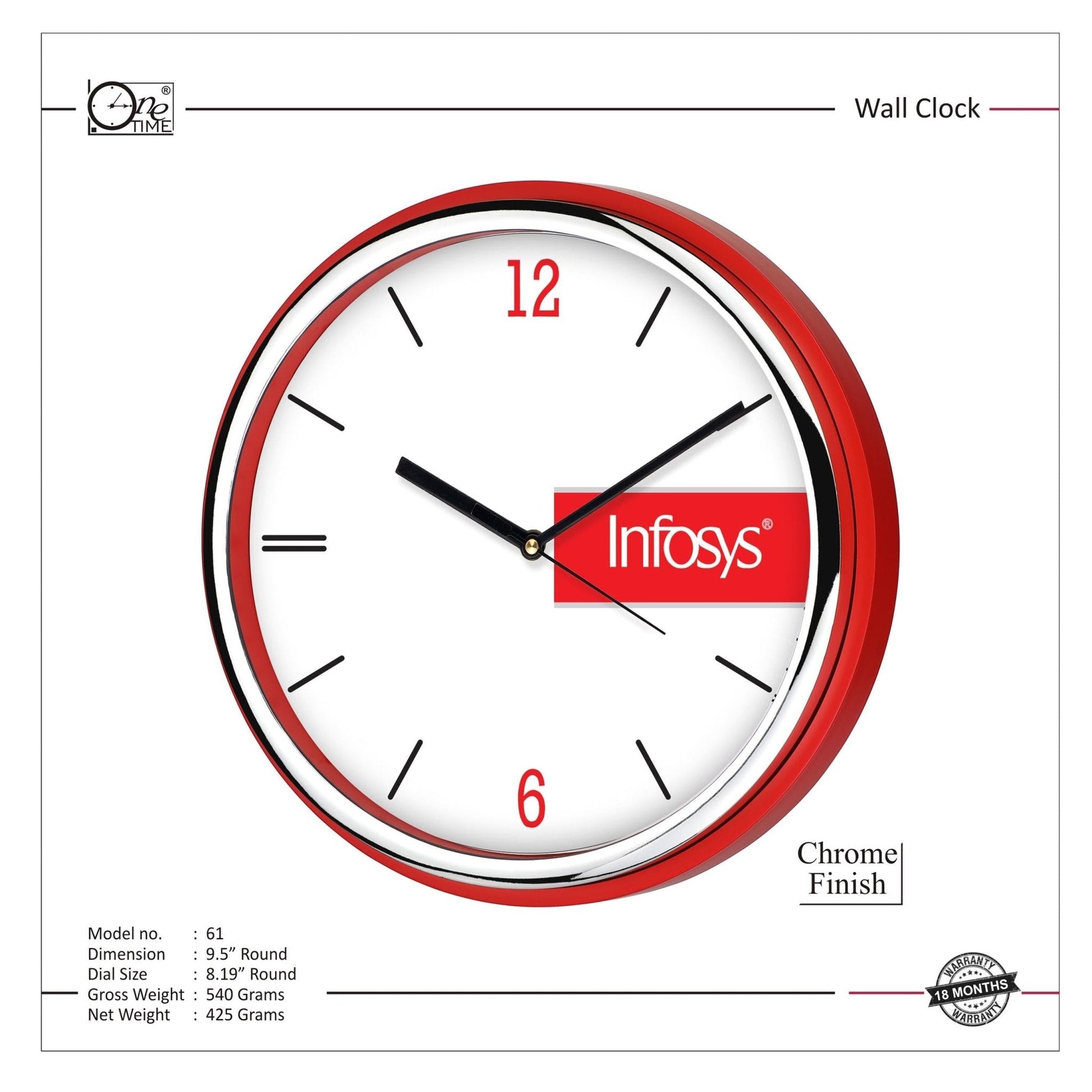 Wall Clock Pattern 61 MARSH Stationery
